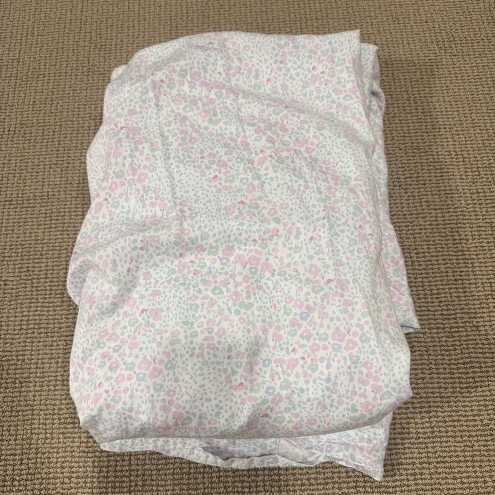 Biscuit Home Twin sheet set in Leighton Lilac print